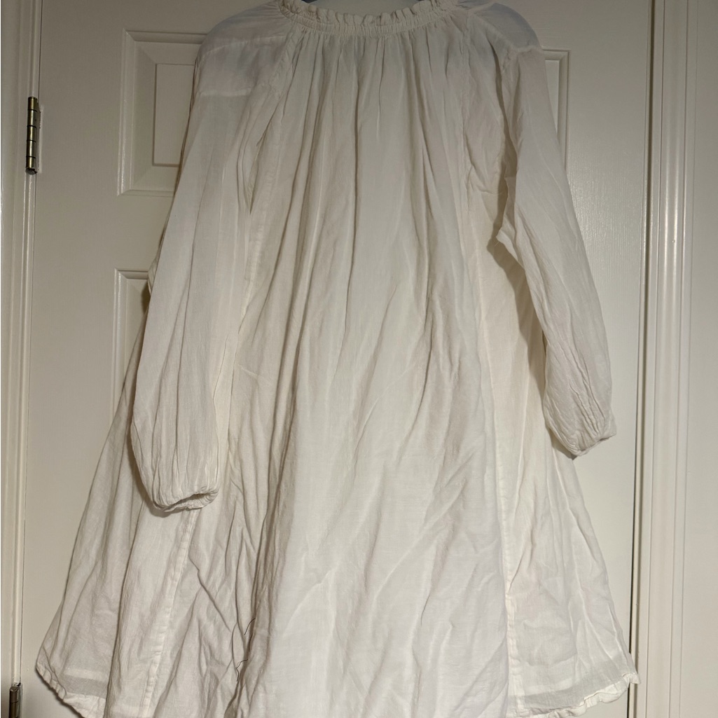 World Of Crow Lightweight White Tunic Dress — image 7 of 7